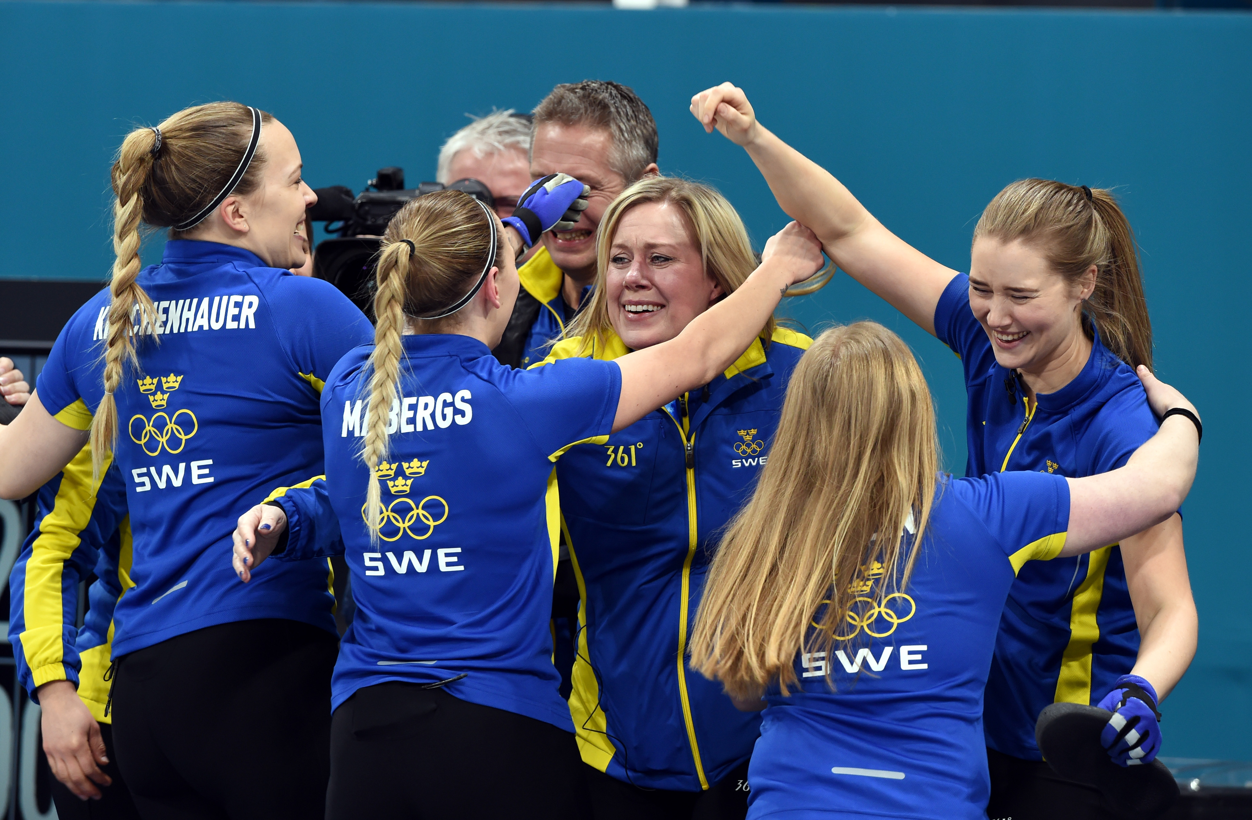 瑞典田径队夺得女子短跑冠军