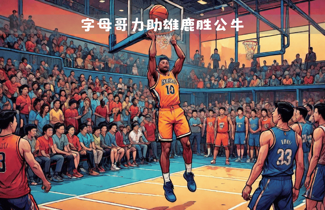 雄鹿客场惊险击败公牛，继续领跑